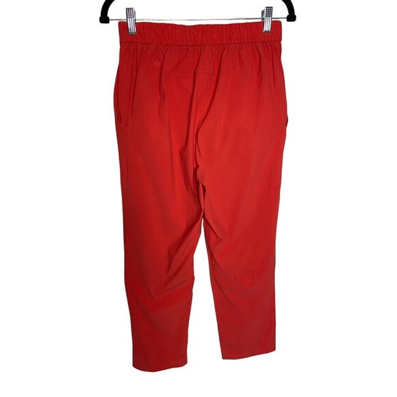 Lululemon Your True Trouser High Rise Crop Red-sz 6 - Picture 2 of 11
